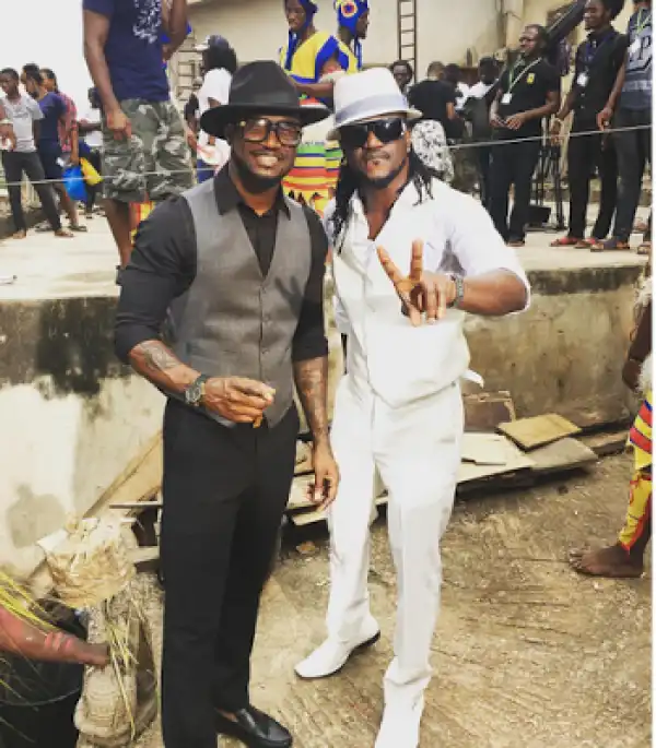 Photos: PSquare Shoot New Music Video Together